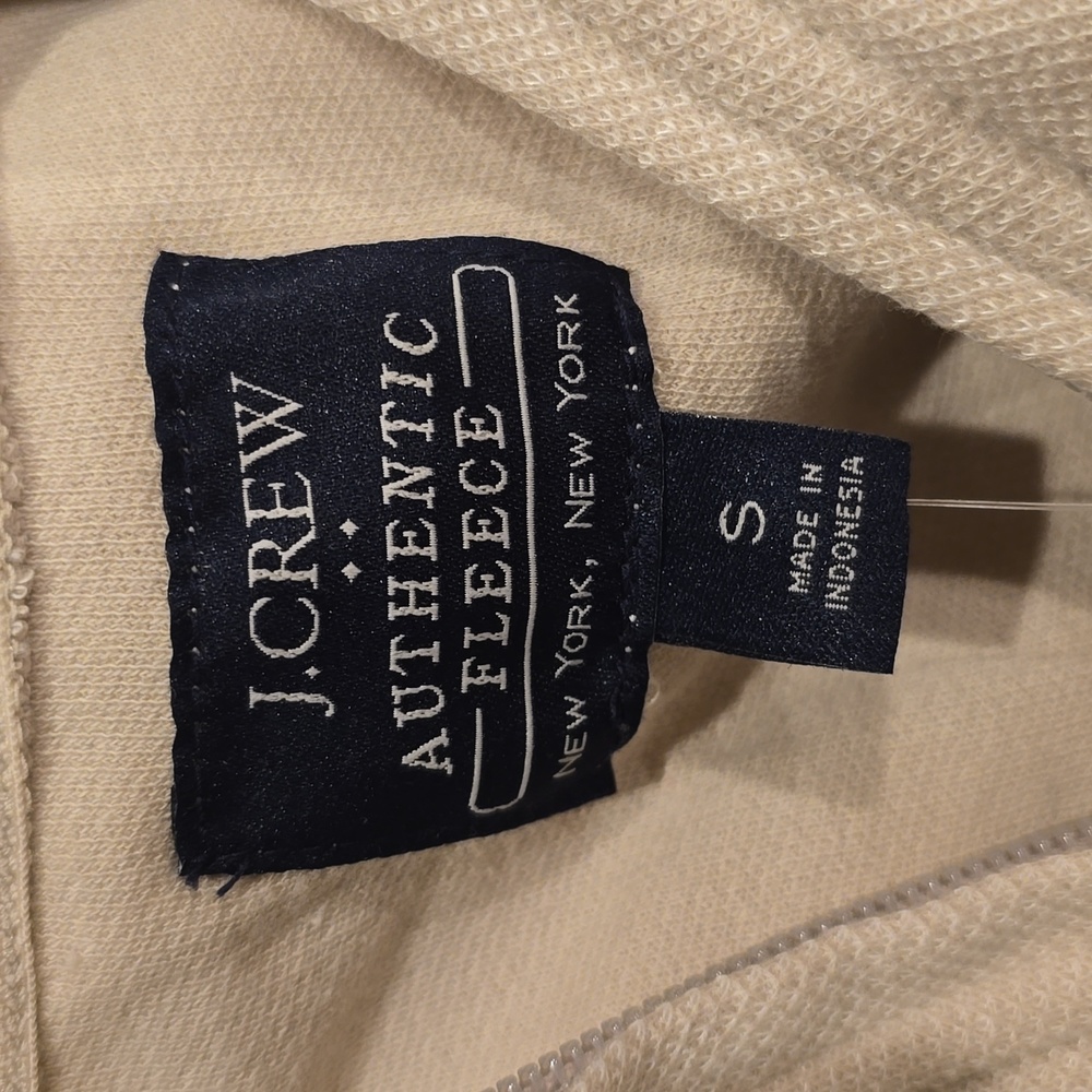 NWT J.CREW Tan PERFORMANCE HALF ZIP PULLOVER SHIRT BR832 SZ S $98 - Picture 4 of 10